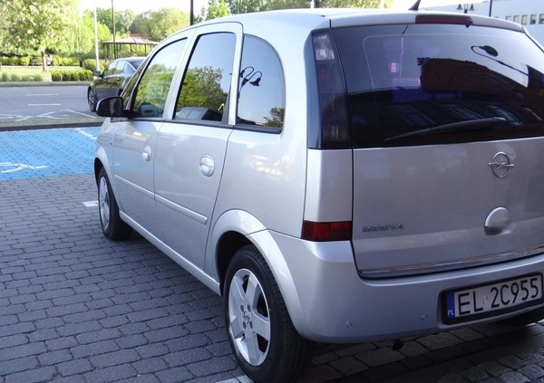 Opel Meriva cena 9500 przebieg: 186655, rok produkcji 2006 z Łódź małe 497